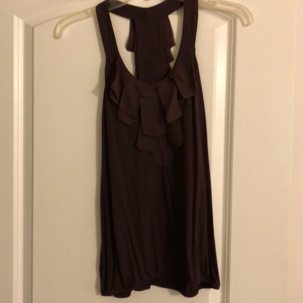 Brown Razorback Tank Top size small